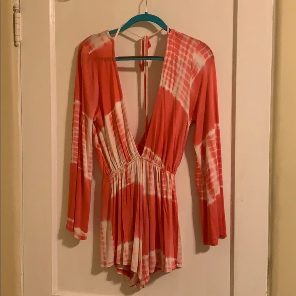 Tie Dye Beach Romper